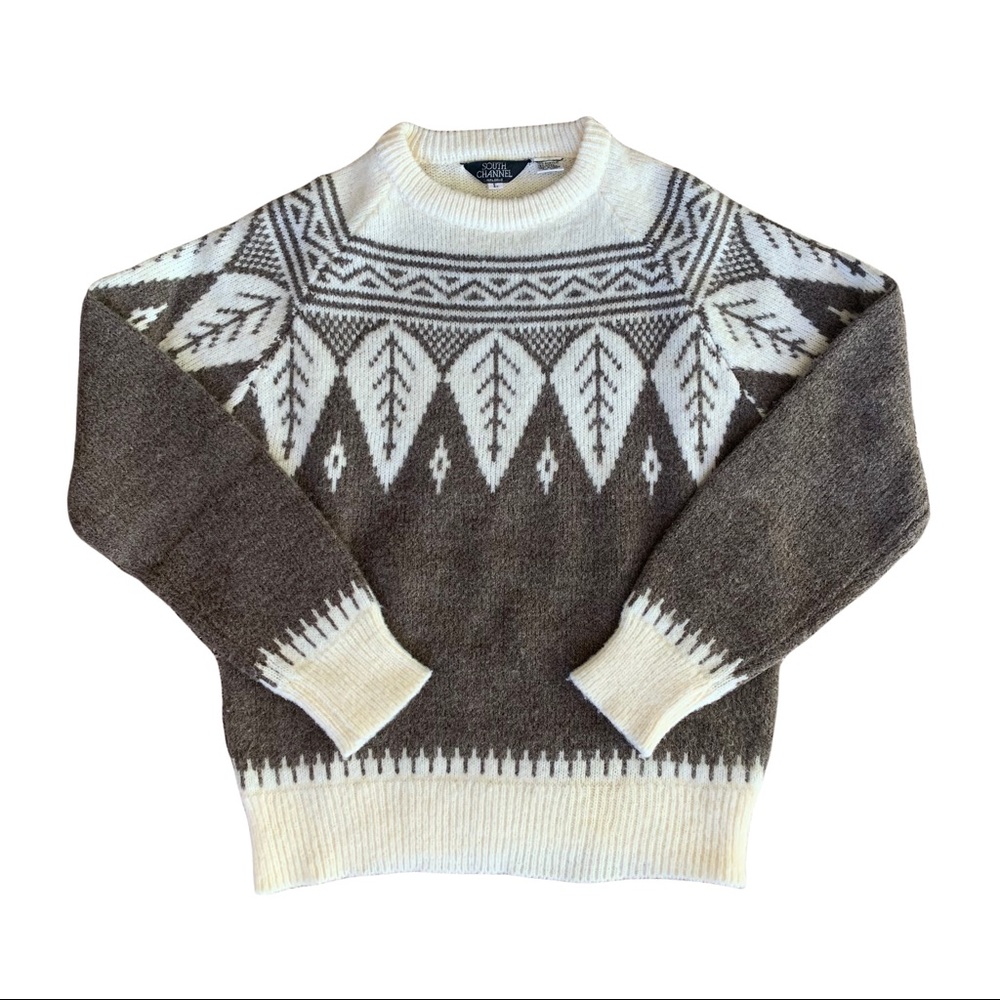 Vintage South Channel Wool Sweater